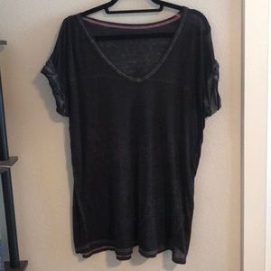 Free people “We the free” dark grey flowy top